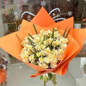 Orange Nergis Buketi